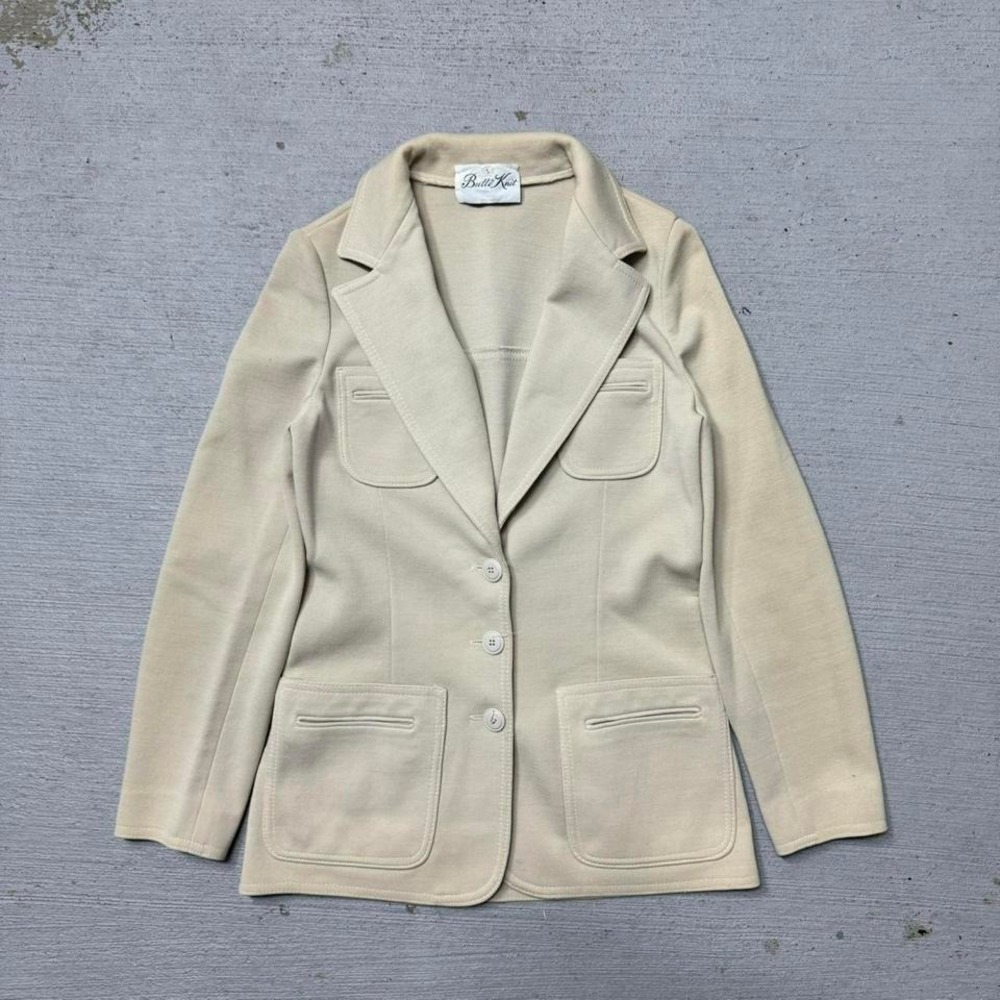 Vintage 60s‎ 70s Butte Knit Blazer Coat Size XS/S Womens